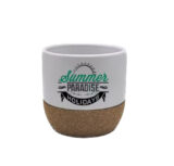 CORK MINICUP - 140ml Stoneware Espresso Cup with Cork Base for Sublimation Branding - Image 3