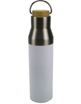 ECO FLASKS - 600ml Double Wall Flask with Bamboo Lid - Image 4