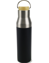 ECO FLASKS - 600ml Double Wall Flask with Bamboo Lid - Image 5