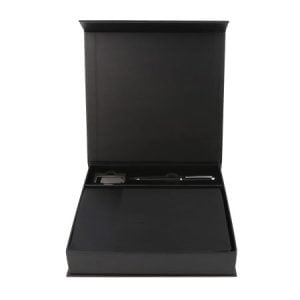 AGENDA SET - Elegant Notebook, Metal Pen, and Bookmark Gift Set - Image 3