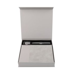 AGENDA SET - Elegant Notebook, Metal Pen, and Bookmark Gift Set - Image 2