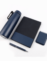 AGENDA WELCOME SET - Complete Corporate Gift Set with Notebook, Pen, RFID Holder & Flask - Image 4