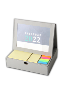 GIFTI BOX ORGANIZER - Elegant Desktop Organizer with Calendar, Notebook, and Accessories - Image 4