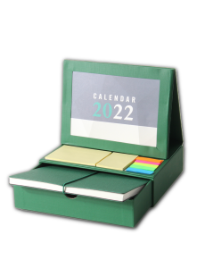 GIFTI BOX ORGANIZER - Elegant Desktop Organizer with Calendar, Notebook, and Accessories - Image 3