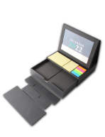 GIFTI BOX ORGANIZER - Elegant Desktop Organizer with Calendar, Notebook, and Accessories