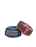 HAPPY COASTER - Fun Smiley Face Coasters Set with PU and Felt Design