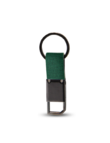 KEYHOLD - Stylish PU and Gunblack Metal Keyholder with Secure Locking System
