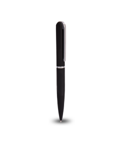 METAL PEN - Premium Stainless Steel Twist Pen with Rubberized Coating and Chrome Accents - Image 3