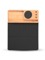 MOUSEPAD ORGANIZER - Foldable RCS PU Mousepad with Bamboo Wireless Charger and Light-Up Feature - Image 8