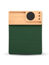 MOUSEPAD ORGANIZER - Foldable RCS PU Mousepad with Bamboo Wireless Charger and Light-Up Feature - Image 7