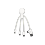 MR. BIO SMART CABLE - Eco-Friendly Multi-Connector Charging Cable with NFC Functionality