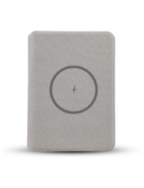 POWER NOTE – 5W Wireless Charging Notebook with 5000mAh Powerbank, Foldable Stand & Lycra Pockets - Image 6