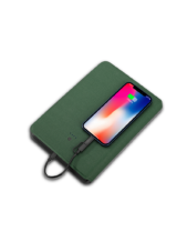 POWER NOTE – 5W Wireless Charging Notebook with 5000mAh Powerbank, Foldable Stand & Lycra Pockets - Image 3