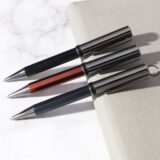 ALLURE PEN - Luxury Octagon-Sided Twist Ballpoint Pen with Gunblack Accents - Image 2
