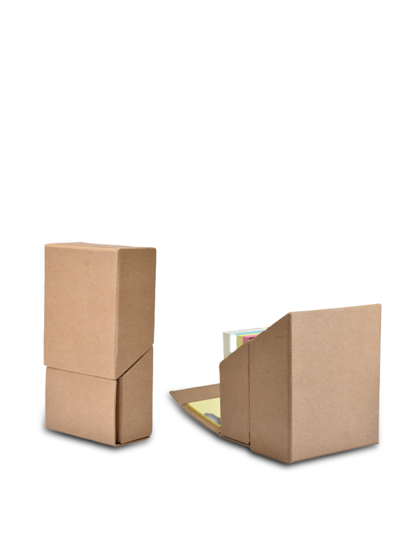 RECTA DESKTOP - Natural Paper Notepad with Cardboard Holder & Magnetic Closure - Image 5