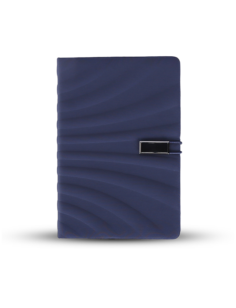 SOPHI NOTE - A5 Notebook with Wavy Design and Elastic Closure - Image 2