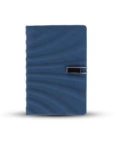 SOPHI NOTE - A5 Notebook with Wavy Design and Elastic Closure - Image 3