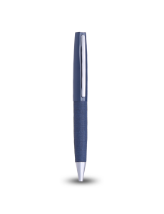STYLISH PEN - Premium Metal Twist Pen with PU Coating and Blue Ink - Image 6