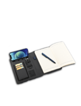TRENDY WIRELESS PLUS2 - A5 Notebook with 5000mAh Power Bank and Smart Organizer - Image 2