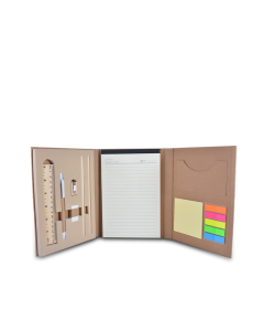 TRI-FOLD STATIONERY SET - All-in-One Stationery Organizer with Craft Paper Cover - Image 5