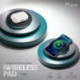 iWIRELESS PAD - Dual Coil Wireless Charger for Mobile, AirPods & iWatch - Image 3