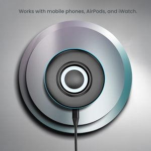 iWIRELESS PAD - Dual Coil Wireless Charger for Mobile, AirPods & iWatch - Image 5