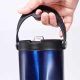 EXPLORER Powder Coating - Versatile 900ml Recycled Stainless Steel Mug with Straw - Image 21