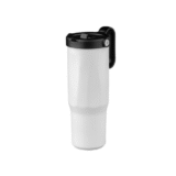 EXPLORER Powder Coating - Versatile 900ml Recycled Stainless Steel Mug with Straw - Image 35