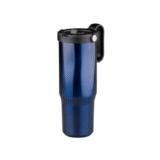 EXPLORER Powder Coating - Versatile 900ml Recycled Stainless Steel Mug with Straw - Image 36