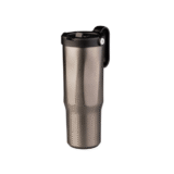 EXPLORER Powder Coating - Versatile 900ml Recycled Stainless Steel Mug with Straw - Image 37