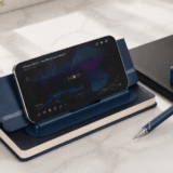 STAND PENOTE PLUS ? A5 3D Cover Notebook with 2-in-1 Pen & Pencil, Mobile Stand, and Secure Closure for Stylish Productivity - Image 3