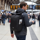 ONDA ROLL UP ? Sleek Recycled Ocean Plastic Roll-Up Backpack with Padded Laptop Compartment & Minimalist Design - Image 11