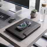 FLAPNOTE POWER ? Elegant PU Notebook with 64 Sheets & Built-In 5000mAh Wireless Charging Power Bank for On-the-Go Productivity - Image 2