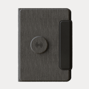 FLAPNOTE POWER – Elegant PU Notebook with 64 Sheets & Built-In 5000mAh Wireless Charging Power Bank for On-the-Go Productivity - Image 3