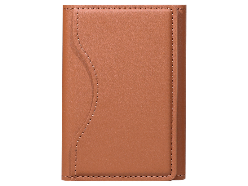 CARD CASE – Slim PU Leather Card Holder with MagSafe Attachment for Secure and Easy Access