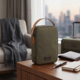 RPET TECH POUCH ? Compact Water-Resistant Travel Organizer with Padded & Mesh Compartments for Gadgets and Cables - Image 38