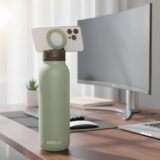 BOTELLA ULTRA – Durable Eco-Friendly Stainless Steel Water Bottle with MagSafe Phone Holder & Wide Opening for Easy Cleaning - Image 9