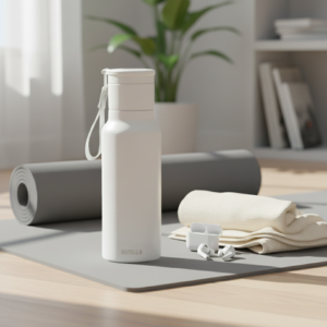 GAHWA GO SET – Travel-Ready 500ml Vacuum-Insulated Bottle & 90ml Stackable Espresso Cup with Silicone-Sealed Lid - Image 15