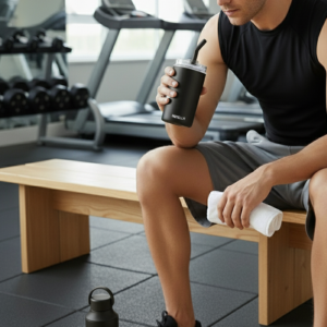 FLASKEE SET – Premium Powder-Coated Double-Wall Stainless Steel Cups (600ml & 300ml) with Interchangeable Lids & Adjustable Straw - Image 31