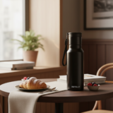 GAHWA GO SET ? Travel-Ready 500ml Vacuum-Insulated Bottle & 90ml Stackable Espresso Cup with Silicone-Sealed Lid - Image 3
