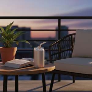 FLASKEE SET – Premium Powder-Coated Double-Wall Stainless Steel Cups (600ml & 300ml) with Interchangeable Lids & Adjustable Straw - Image 32