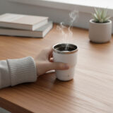 ESPRESSO STACKABLE Cups ? Stylish 80ml Double-Wall Stainless Steel Espresso Cups with Silver-Lined Lid & Premium Gift Box - Image 24