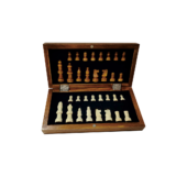 CHESS BOARD ? Compact Wooden Chess Set for Travel, Home Use with Educational Focus on Strategy & Concentration - Image 3