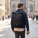 ONDA ROLL UP ? Sleek Recycled Ocean Plastic Roll-Up Backpack with Padded Laptop Compartment & Minimalist Design - Image 12