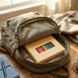 COLOR BOOK ? A5 Creative Coloring Set with 50 Patterned Pages & 12 Coloring Pencils for Art on the Go - Image 9