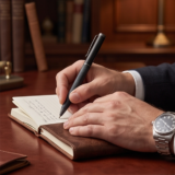 AGENDA PEN PLUS ? Premium Stainless Steel & Copper Metal Pen with Smooth Blue Premec Ink - Image 3