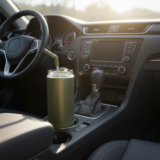 FLASKEE SET – Premium Powder-Coated Double-Wall Stainless Steel Cups (600ml & 300ml) with Interchangeable Lids & Adjustable Straw - Image 3