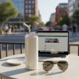 FLASKEE SET – Premium Powder-Coated Double-Wall Stainless Steel Cups (600ml & 300ml) with Interchangeable Lids & Adjustable Straw - Image 5