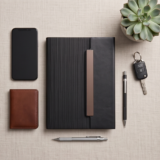 NOTE FLAP ? Stylish PU Leather Notebook with 150 High-Quality Sheets and Durable Steel Binding - Image 9