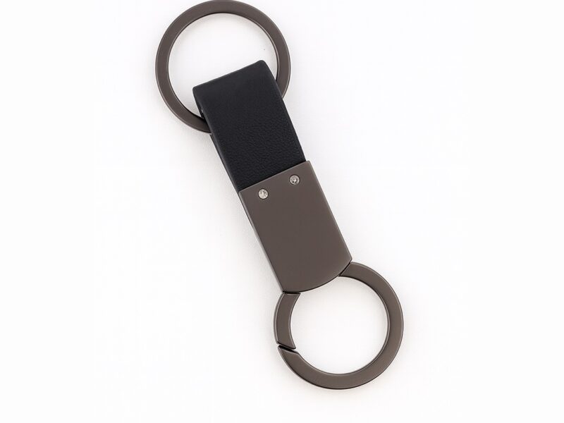 KEY KEEPER – Elegant PU Leather & Metal Durable Keychain with Sleek Design